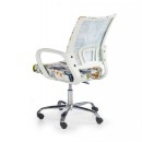 Кресло компьютерное HALMAR IBIS PARIS разноцветный/хром